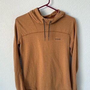Columbia Men's Burnt Orange Hooded Pullover Sweater